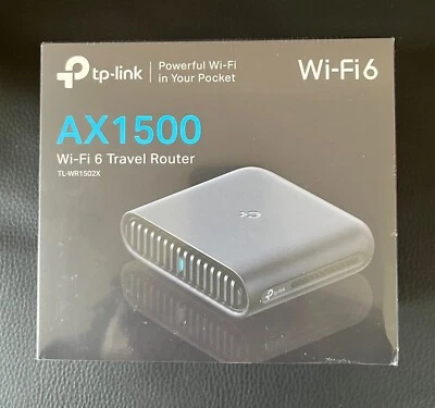 TP-Link TL-WR1502X AX1500 Wi-Fi 6 Travel Router Portable Wireless Router BNIB - Image 1 of 4