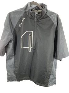 Sunice Webster Jacke Herren Größe Small schwarz grau Windbreaker Golf 1/2 Reißverschluss - Bild 1 von 6