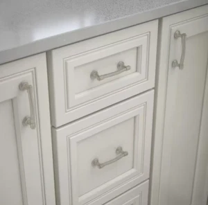 PACK OF 10 Satin Nickel Kitchen Bathroom Cabinet Drawer Pull 3" Liberty Nautical - Picture 1 of 4