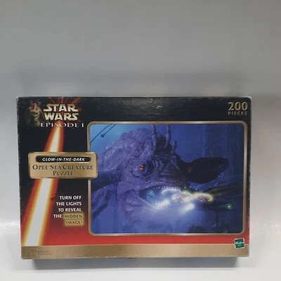 1999 Star Wars Episode I Glow-In-The-Dark Opee Sea Creature Puzzle 200 Piece  - Image 1 of 4