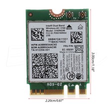 Wireless AC 433M WiFi Intel 3160 Bluetooth NGFF Card for Lenovo Thinkpad G40-30
