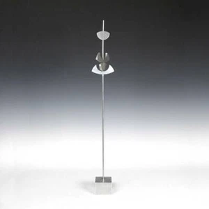 ABSTRAKTE KINETISCHE SKULPTUR WILLI GUTMANN ALUMINIUM ZEITGENÖSSISCH SCHWEIZ - Bild 1 von 5