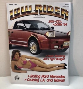 Vintage Lowrider Magazin Dezember April 1990 mit Mittelfaltung - Bild 1 von 2