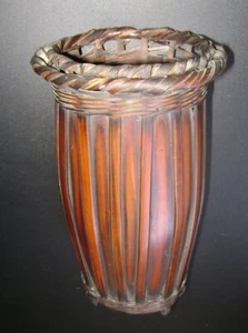 V.intage Japanese basket, early 20 c, vg condition, great patina, simple form - Picture 1 of 5