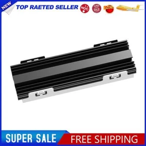 M.2 SSD Cooler Aluminum Alloy NVME Heatsink for NVME M.2 2280 SSD (Black) - Bild 1 von 5