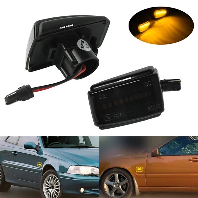 2x LED Seitenblinker Smoke Blinker für 1996-2000 Volvo S70/V70 MK I 874/875/876 - Bild 1 von 4