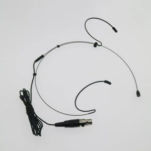 Hidden Headset Microphone Black For AKG Samson Wireless XLR 3Pin mini Mic System - Picture 1 of 5