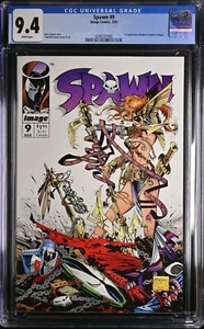 Spawn #9, CGC 9.4, Image, March 1993 Direct, Todd McFarlane, 1st app Angela - Picture 1 of 2