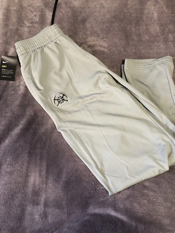 NWT Nike NBA Denver Nuggets Dri-Fit Grey Warm Up Pants Size S Cover
