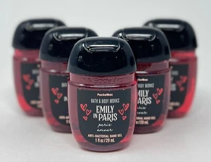 5 BATH BODY WORKS EMILY PARIS AMOUR POCKETBAC ANTIBAKTERIELLES HANDGEL DESINFEKTIONSMITTEL - Bild 1 von 4