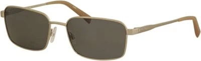 Nautica MATTE ANTIQUE GOLD/GREEN Men's Polarized Aviator Sunglasses - Image 1 of 4
