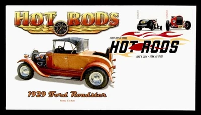 DR WHO 2014 FDC HOT ROD CAR PANDA CAHCET COMBO M60510 - Image 1 of 2