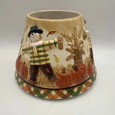Yankee Candle Harvest Otoño Otoño Vela Tarro Grande Topper Espantapájaros Calabaza Foto 1 de 4