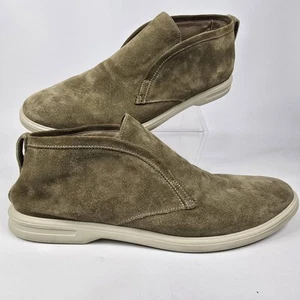 Peter Millar Excursionist Brown/Tannish Suede Low Chukka Boots Men's Size 10M - Picture 1 of 10