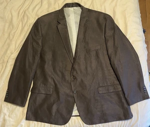 Lauren Ralph Lauren Sport Coat Men’s 54R Brown Faux Suede Polyester Blazer - Picture 1 of 9