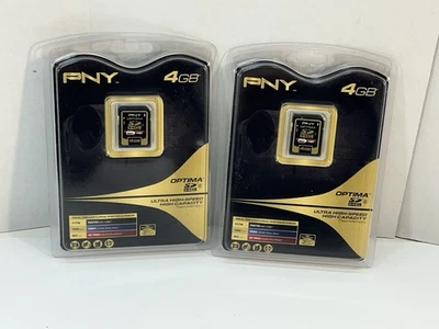 PNY 4GB SDHC Performance Memory Card P-SDHC4G4-FS- Flash Card Brand New - Image 1 of 2
