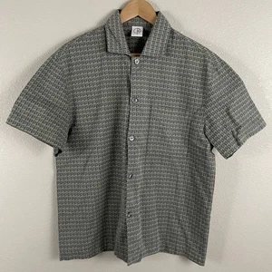 Polar Skate Co Mens S Pyjama In Grey Green Button Down Shirt - Picture 1 of 7