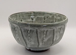 Mike Dodd British Studio Pottery Stoneware Faceted Bowl - Picture 1 of 10