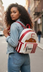 Loungefly KFC Fried Chicken Bucket Mini Rucksack Tasche Limited Ed Exklusiv Neu mit Etikett - Bild 1 von 9