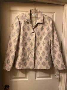 Raphael Cream Blazer, Never Worn, Tags Attached, Size 16 - Picture 1 of 2