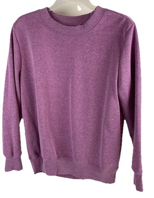 bobbie brooks women's long sleeve lavender sweatshirt size M - Image 1 of 4