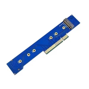 Quick Setups PCIe x8 Adapter to 2 NVMe M.2 NGFF SSD Converter For 1U Chassis - Photo 1/7