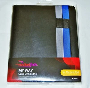 Rocketfish- MY WAY Leatherlike Case for Apple iPad 2 and Later Models - Picture 1 of 2