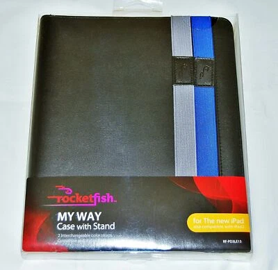 Rocketfish- MY WAY Leatherlike Case for Apple iPad 2 and Later Models #BK33 - Image 1 of 2