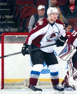 Signed  8x10 NATE GUENIN Colorado Avalanche Photo - COA - Picture 1 of 1