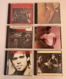 John Mellencamp CD's X 6 Bundle Human Wheels - Scarecrow - John Cougar etc. - Picture 1 of 9