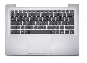Palmrest UK Keyboard & Touchpad For Lenovo IdeaPad Silver 320S-14IKB 5CB0N78301 - Picture 1 of 2