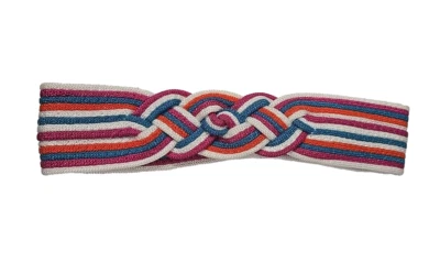 ROC Womens Vintage Polyester Woven Braided Belt Multicolor Size Small Medium - Image 1 of 4
