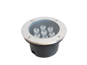 7W DC12v LED Inground Light Outdoor Underground Buried Lamp Warm White New - Picture 1 of 7