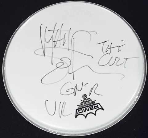 Matt Sorum Signed Autographed Drumhead Guns N Roses The Cult Velvet Revolver Cover