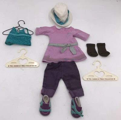 American Girl Doll Clothes, Shoes, & Hangers Lot - Image 1 of 4