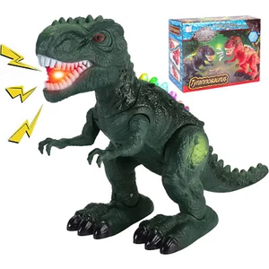 Dinosaur Toys Walking T-Rex Jurassic World Christmas Gift with LED Light Sound - Picture 1 of 8