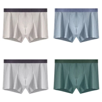 Bragas Hombre Algodón Hombres Hombre Calzoncillos Pantalones Cortos Ropa Interior Transpirable Al Por Mayor Foto 1 de 4