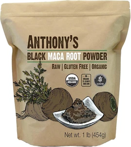 maca peruana negra en polvo Puro 1Lb Mejor q pastillas capsulas black Organico - Picture 1 of 5