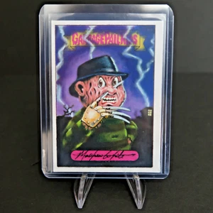 2018 GARBAGE PAIL KIDS WE HATE THE 80'S CLAUDE FRESH SKETCH CARD MATT WHITE CS - Picture 1 of 5