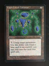 1x Lapis Lazuli Talisman Ice Age Ed. MTG Magic The Gathering LP/MP Cond