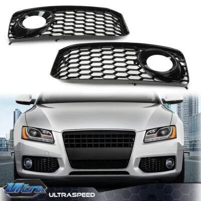 Parrilla antiniebla negra apta para Audi A5 S-Line / S5 B8 RS5 2008-12 con moldura Foto 1 de 4