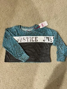 NWT! 3-Piece JUSTICE Girls S 7-8Pajama Set, Teal Fleece Shirt, Pants, Shorts - Picture 1 of 10