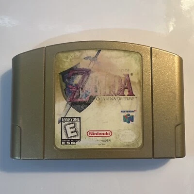The Legend of Zelda Ocarina Of Time - (N64) Collector's Edition Gold Cartridge - Image 1 of 4