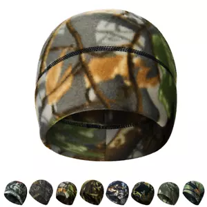 Fleece Windproof Beanie Hat Winter Cap Skull Beanies Scarf Caps for Cold Weather - Picture 1 of 61