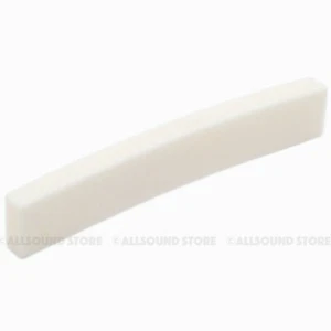 Bone Nut Blank, Unslotted Preshaped for Fender Guitar, Curved 7-1/4" Radius - Picture 1 of 1
