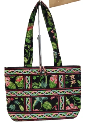 Bolsa tote VERA BRADLEY BOTÂNICA QUADRADA MULTICOLORIDA - Imagem 1 de 4
