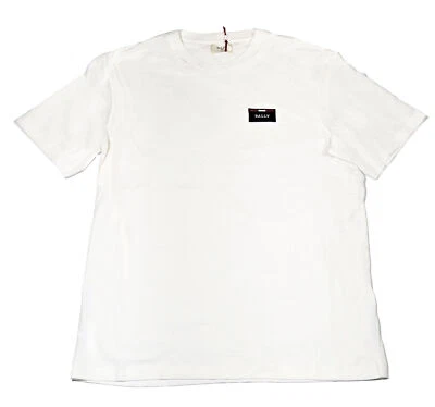 Camiseta Bally 6238518 Para Hombre Blanca 100% Algodón Bordado Logo Precio de venta sugerido por el fabricante $300 Foto 1 de 4