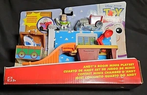 Nuevo CONJUNTO DE JUEGO ANDY'S ROOM MINIS Buzz Lightyear TOY STORY Exclusivo Vehículo FIGURA - Imagen 1 de 12