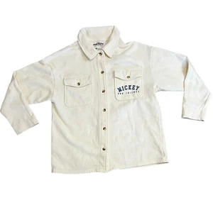 Disney Mickey Mouse & Friends Donald Goofy Minnie Buttoned Sweater Size Medium - Picture 1 of 3