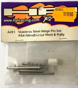 Stainless steel hinge pin set RS4 Nitro A261 HPI Racing  - Photo 1 sur 1